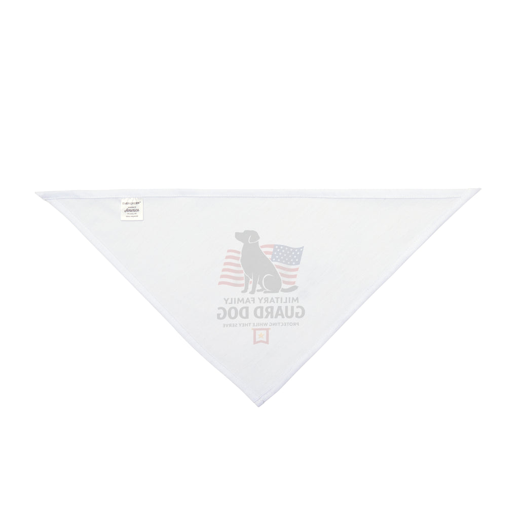 Guard Dog Pet Bandana – Military Family Design with American Flag