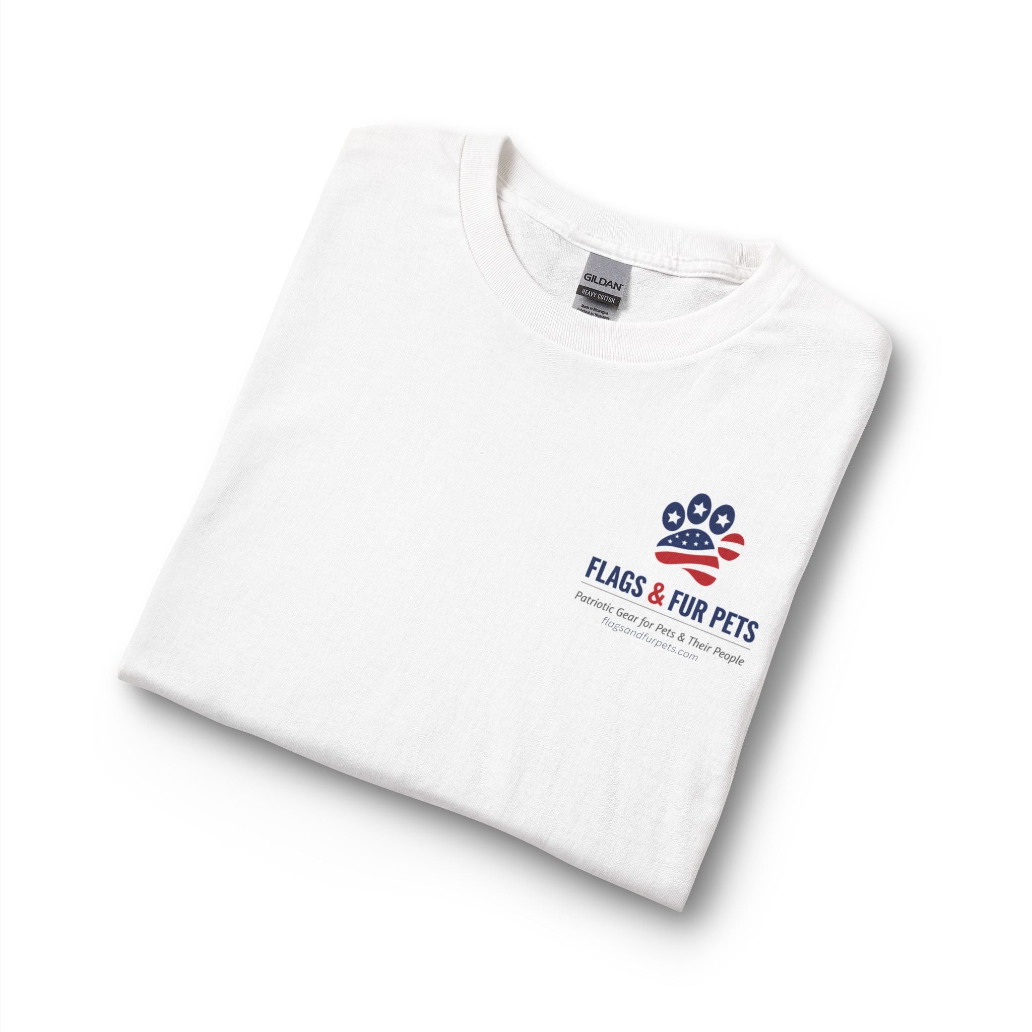 Flags & Fur Pets Long Sleeve Tee — Patriotic Pet Lover Shirt