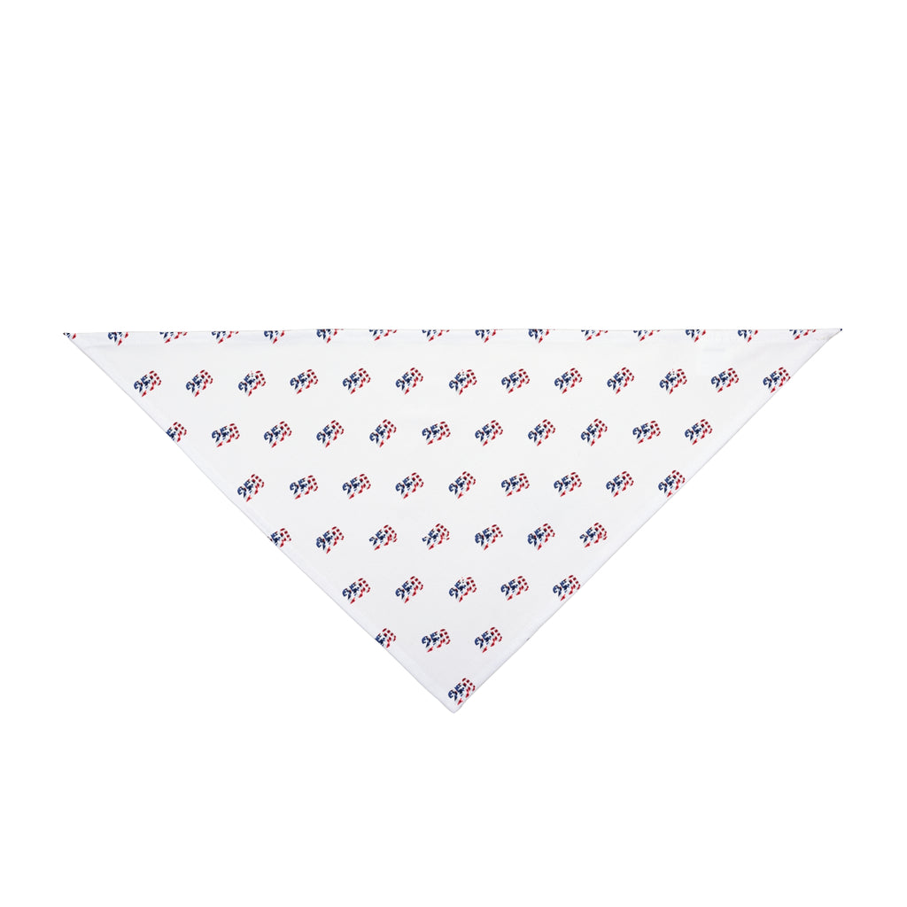 Patriotic 250 Print Pet Bandana — USA Flag Dog & Cat Scarf for Semiquincentennial