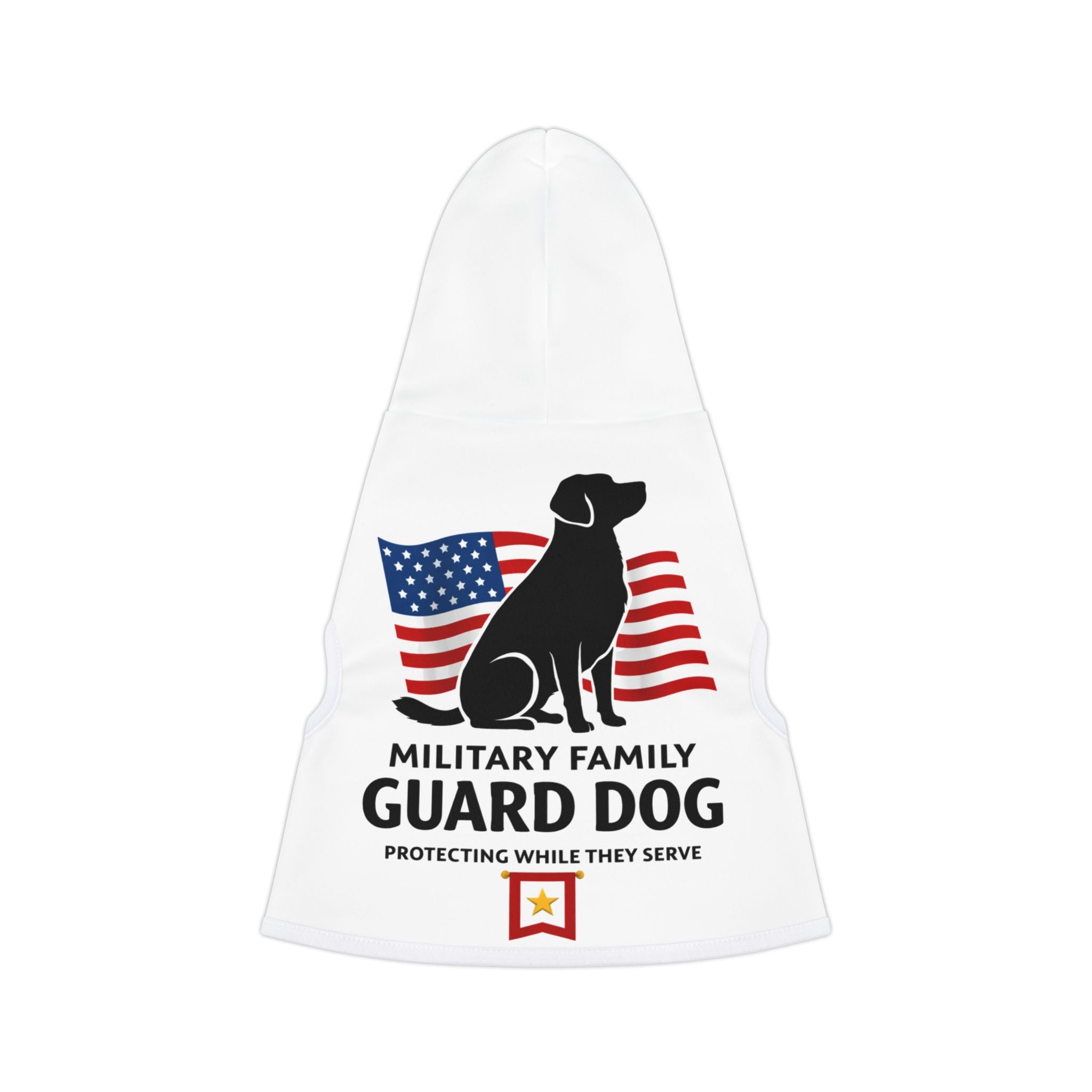 Pet Hoodie - "Military Family Guard Dog" Patriotic Dog Hoodie