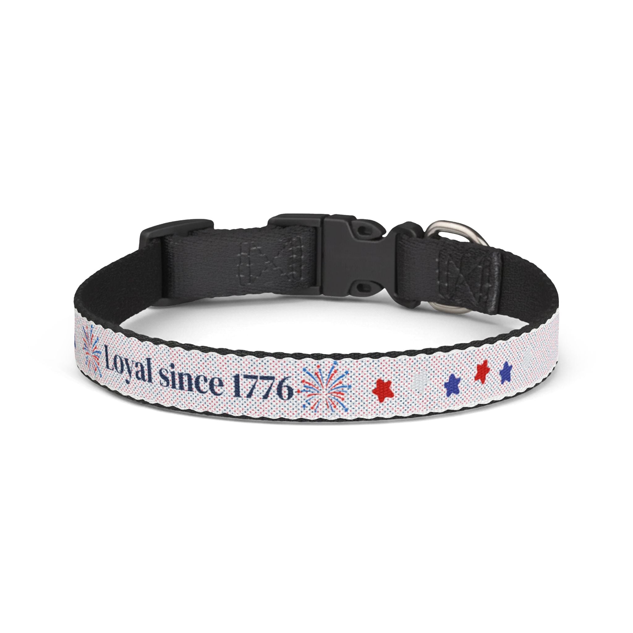 Patriotic "Loyal Since 1776" Clip-On Pet Collar