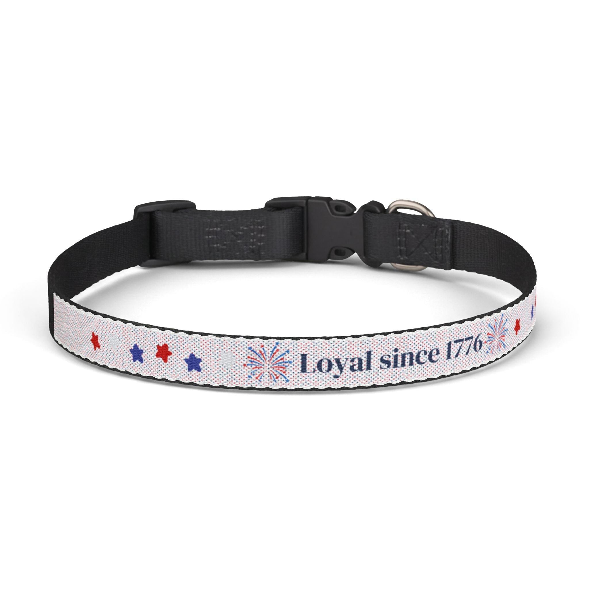 Patriotic "Loyal Since 1776" Clip-On Pet Collar