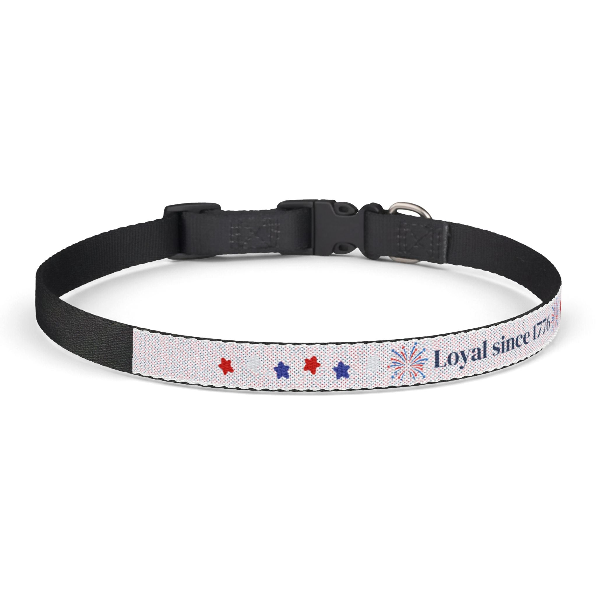 Patriotic "Loyal Since 1776" Clip-On Pet Collar