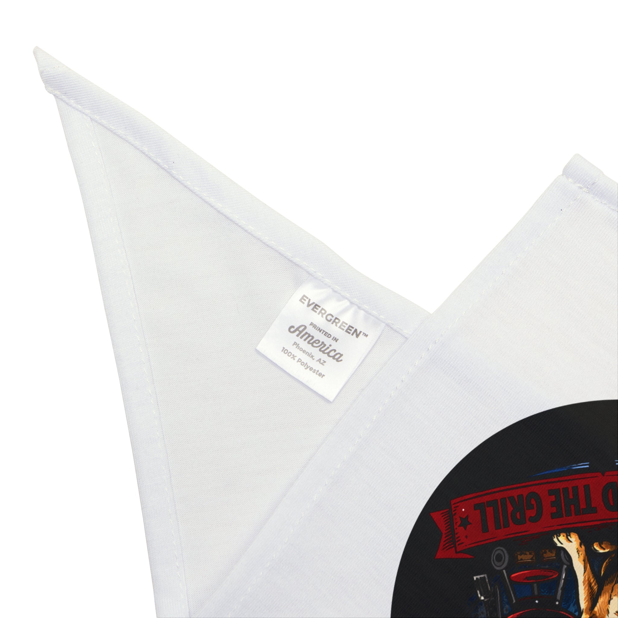 Patriotic Dog Bandana — "I’ll Guard the Grill" Fourth of July Pet Bandana